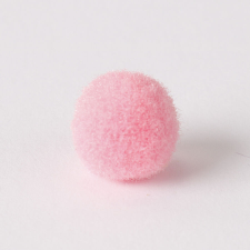PC Zsenília pompon 2 cm - világosrózsaszín dekorációs kellék