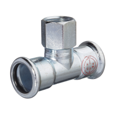 PCC GMBH Press Steel M kontúr szénacél 108xBM3/4″x108 T idom (6206521) hűtés, fűtés szerelvény