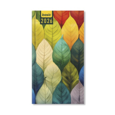 PD Calendar Határidőnapló Period Basic Zsebnaptár álló Leaves papír 2026 határidőnapló
