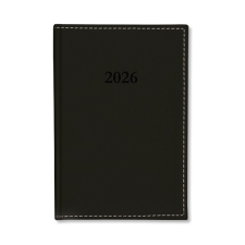 PD Calendar Határidőnapló Period Chamois B/5 heti körbev. fekete 2026 határidőnapló