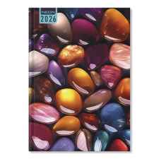 PD Calendar Határidőnapló Period Neon A/5 napi Pebbles papír 2026 határidőnapló