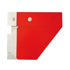 PD Office Iratpapucs karton összehajtható pd A/4 10 cm gerinccel karton piros irattartó