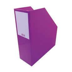 PD Office Iratpapucs pd karton merev falú A/4 9 cm gerinccel fóliás lila