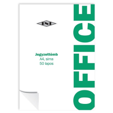 PD Office Jegyzettömb pd ragasztott A/4-50 lapos sima jegyzettömb