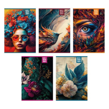 Pd School Füzet pd A/4 60 lapos vonalas Brightart 2024 füzet