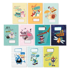 Pd School Füzet pd kisalakú 27-32 kockás Monsters 2023 füzet