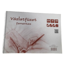 Pd School Vázlatfüzet spirálos B/4 32 lapos famentes fekvő füzet