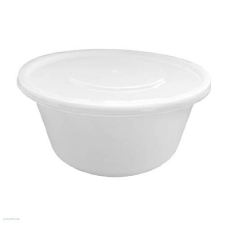 PDP Gulyásos tál 750 ml fehér + tető natúr (50 db/csom) konyhai eszköz