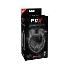 PDX Elite - szilikon péniszvibrátor (fekete) vibrátorok