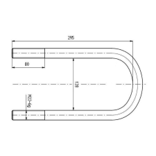 PE Automotive Rugókengyel BPW M22*2,5/130*295 autóalkatrész