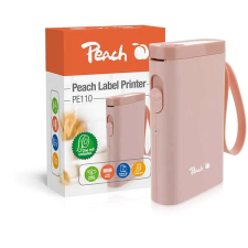 Peach PE110 tölthető, rózsaszín címkézőgép