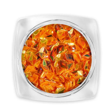  Pearl 3D Gyémánt flitter - rozsdavörös G10 körömdíszítő