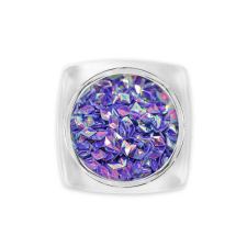  Pearl 3D Gyémánt flitter - violet G7 körömdíszítő