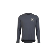 Pearl Izumi Midland férfi hosszú ujjú technikai póló, L-es, sötétszürke