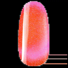 PearLacNeon Cat Eye Effect 735 gél lakk - korall lakk zselé