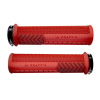 PEATYS Peaty's Monarch Knurl bilincses gumi markolat, 138 mm, vastag, piros, fekete bilinccsel