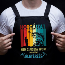 Pecás kötény - Horgászat nem csak egy sport lakástextília