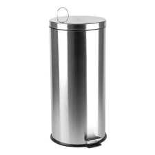 . Pedálos szemetes, fém, 40 l, króm szemetes
