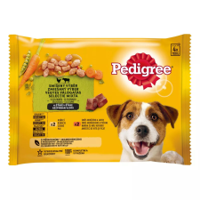 Pedigree alutasak felnőtt kutyáknak aszpikban csirke&marha-máj keverékkel 4x100g kutyaeledel