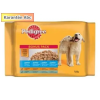  Pedigree alutasak Multipack Junior Csirke & rizs, Marha & rizs 4x100g
