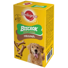 Pedigree Biscrok Gravy Bones marhahúsos kutyakeksz 400g jutalomfalat kutyáknak