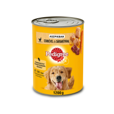 Pedigree konzerv csirke-sárgarépa - 1 200 g kutyaeledel