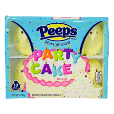  Peeps Party Cake 10 darabos csibe formájú mályvacukor 84g csokoládé és édesség