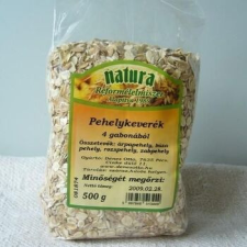 PEHELYKEVERÉK 4 GABONÁBÓL /NATURA/ 500g reform élelmiszer