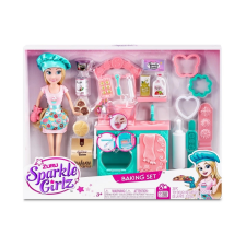 Pék szett babával - Sparkle Girlz baba