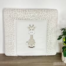 Pelenkázólap puha – Zsiráf Zsombi minta, 75×85 cm | PVC bevonat, párnázott kivitel pelenkázó matrac