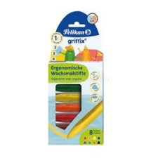 PELIKAN Griffix háromszögletű jumbo 8 db-os BL zsírkréta (PELIKAN_00700832) kréta