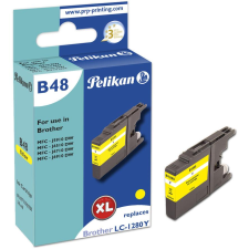 Pelikan Printing Pelikan Patrone Brother B48 LC1280XL ye yellow remanufactured (316335) nyomtatópatron & toner