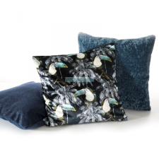  Pelo szőrme hatású párnahuzat Olívazöld 45x45 cm lakástextília