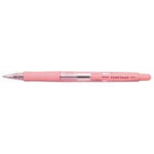 Penac Golyóstoll, 0,7 mm, nyomógombos, rózsaszín tolltest, PENAC "SleekTouch", kék toll