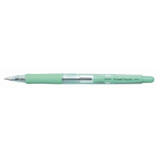 Penac Golyóstoll, 0,7 mm, nyomógombos, zöld tolltest,  "SleekTouch", kék toll
