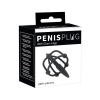  Penisplug - szilikon makk ketrec húgycsőkúppal (fekete)