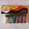 Penta Collection Csillámpor 6*3,5ml fehér; zöld; kék; réz; pink; mályva