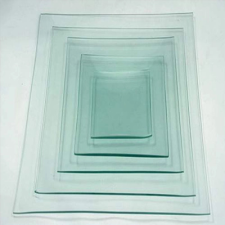 Penta Collection Üvegtál négyszög 15*15cm dekorációs kellék