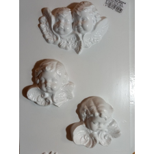 PentaCollection Gipszkiöntő forma - Angyal fejek gipszkiöntő forma