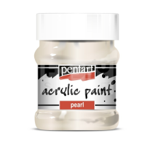 Pentacolor Kft. Pentart Gyöngyház fehér színű akril bázisú hobbi festék 230 ml akrilfesték