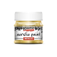 Pentacolor Kft. Pentart Metál arany színű akril bázisú hobbi festék 50 ml akrilfesték