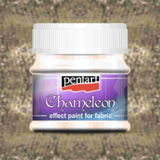 Pentart Chameleon textilfesték 50ml - világosarany textilfesték