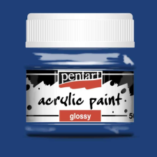 Pentart fényes akrilfesték SÖTÉTKÉK 50ml akrilfesték