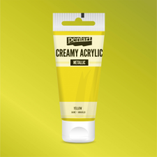 Pentart krémes akrilfesték metál SÁRGA 60 ml akrilfesték