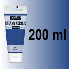  Pentart krémes akrilfesték selyemfényű 200 ml - KÉK akrilfesték