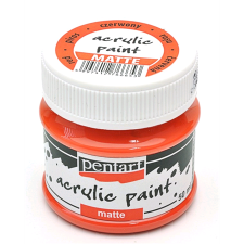 Pentart Matt akrilfesték 50 ml - Piros akrilfesték