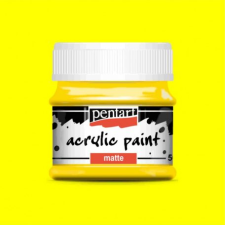 Pentart Matt akrilfesték 50 ml - Sárga akrilfesték