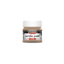 Pentart Matt akrilfesték 50 ml - Sötét homok akrilfesték