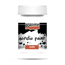 Pentart Matt akrilfesték - TITÁNFEHÉR 100ml | Pentart akrilfesték
