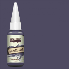 Pentart Média tinta 20ml feketeribizli hobbifesték